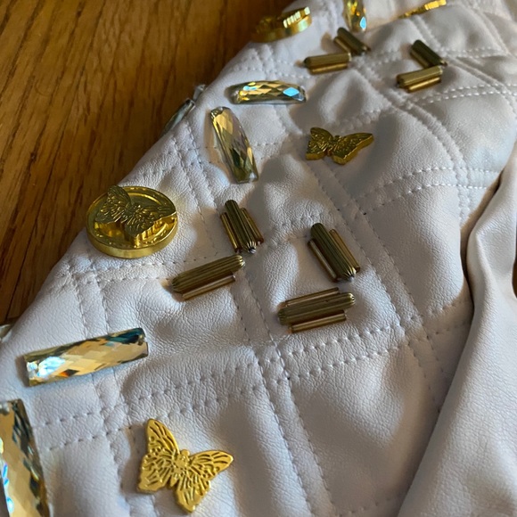 Disney White faux leather jacket- Cinderella - Picture 7 of 9